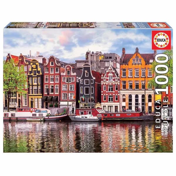Educa Dancing Houses Amsterdam Pussel 1000 bitar