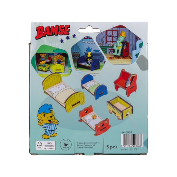 Bamse Dockhusmöbler Sovrum
