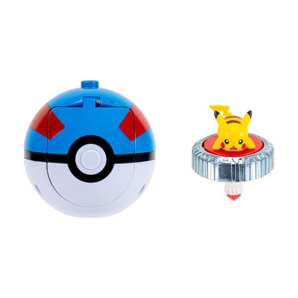 Pokemon Battle Spinner Pack Pikachu with Great Ball