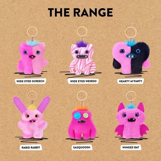 Fuggler Baby Pinkles Keyring Rabid Rabbit