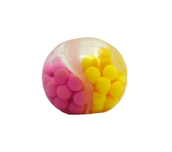 Scrunchems Asmr Squish Ball Lyserød/Gul