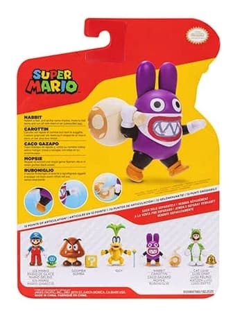 Super Mario Hahmo 10cm W42 Nabbit with Bag