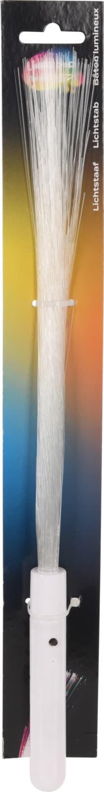 Ljusstav Fiberoptisk 35cm Vit