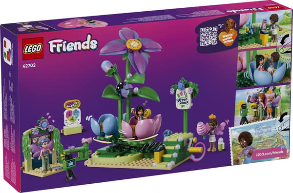 LEGO® Friends Blomster- og fe-tema roterende tekopskarrusel 42702