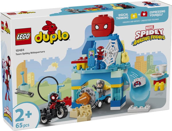 LEGO® DUPLO Marvel Team Spideys nätkvarter 10464
