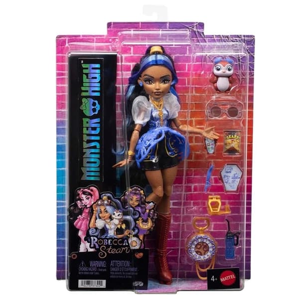 Monster High Dukke Robecca Steam med tilbehør