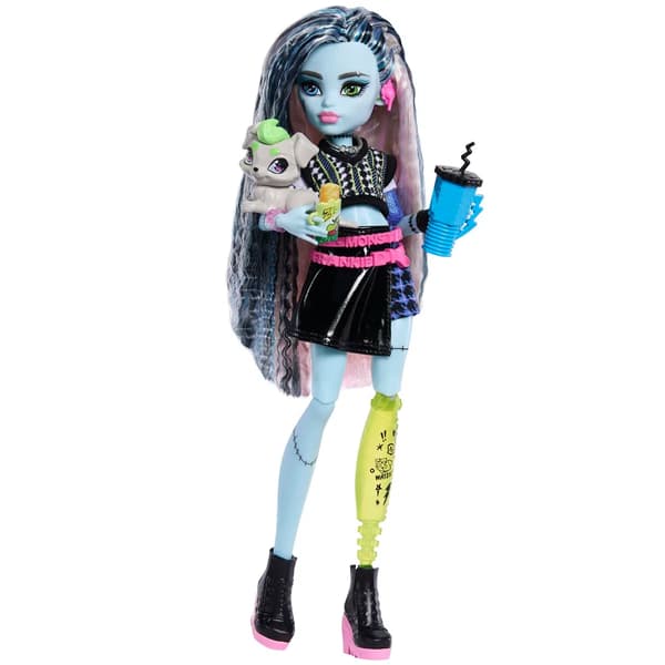 Monster High Docka Frankie Stein lisävarusteiden kanssa