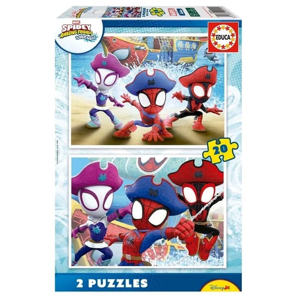 Educa Spidey Waterwebs Pussel 2x20 bitar