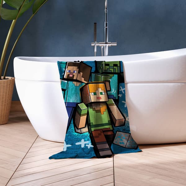 Minecraft Handduk 70x140cm 22438
