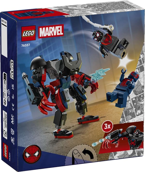 LEGO® Marvel Miles Morales robot mod Spider-Man 2099 76337
