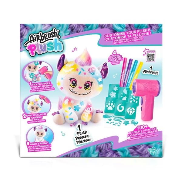 Airbrush Plush Cutie Monster 20cm