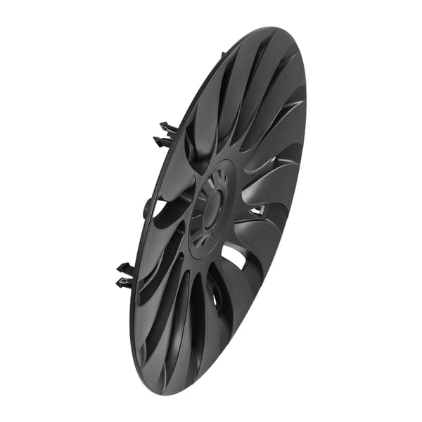 Hjulkapsler - Model Y - 48,3 cm (R19) - Sæt med 4 - 14-eget design - ABS-plast - Klikmontering - Mat sort