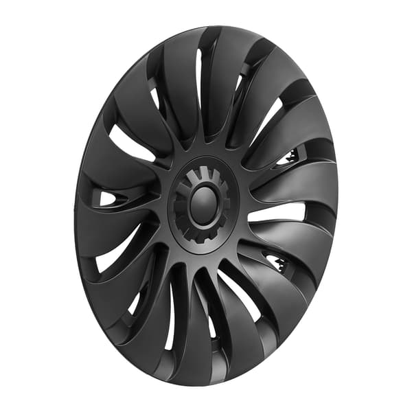 Hjulkapsler - Model Y - 48,3 cm (R19) - Sæt med 4 - 14-eget design - ABS-plast - Klikmontering - Mat sort