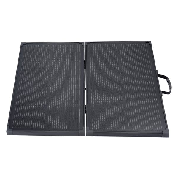 100W Foldbart solcellepanel med ramme - Bærbart monokrystallinsk solpanel - N-type 16BB - Virkningsgrad 24% - IP67 - PWM-controller 30A - MC4