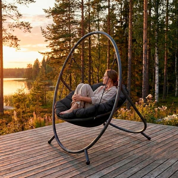 Lykke Hængestol Comfort, Sort