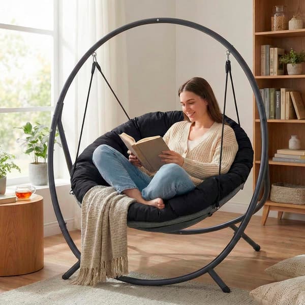 Lykke Hængestol Comfort, Sort