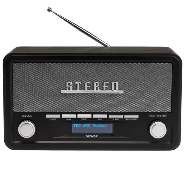 Denver DAB-18DGR Radio Harmaa