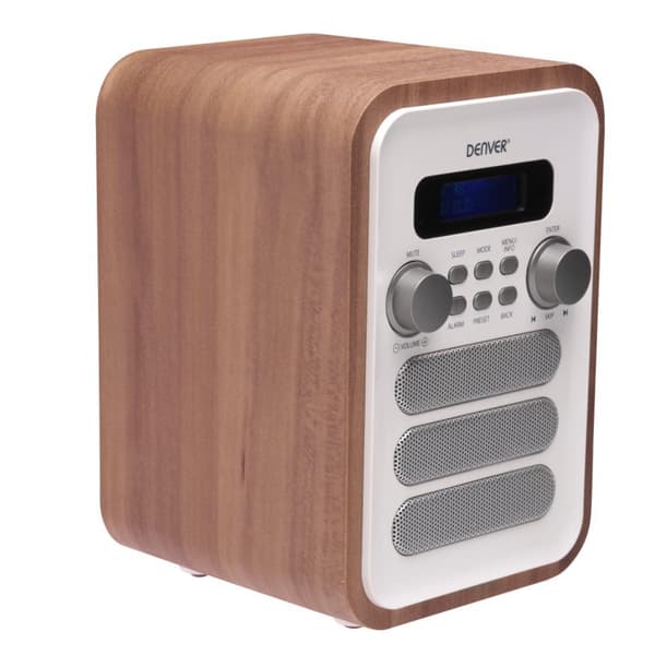 Denver DAB-48W DAB-radio, vit