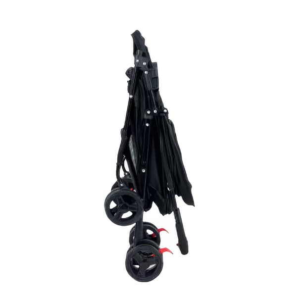 Trekker Hundeklapvogn 15 kg, Sort
