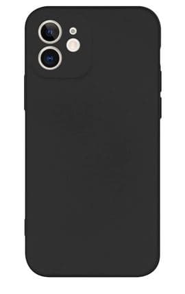 Skal iPhone 12 PRO MAX - Silikonskal Svart