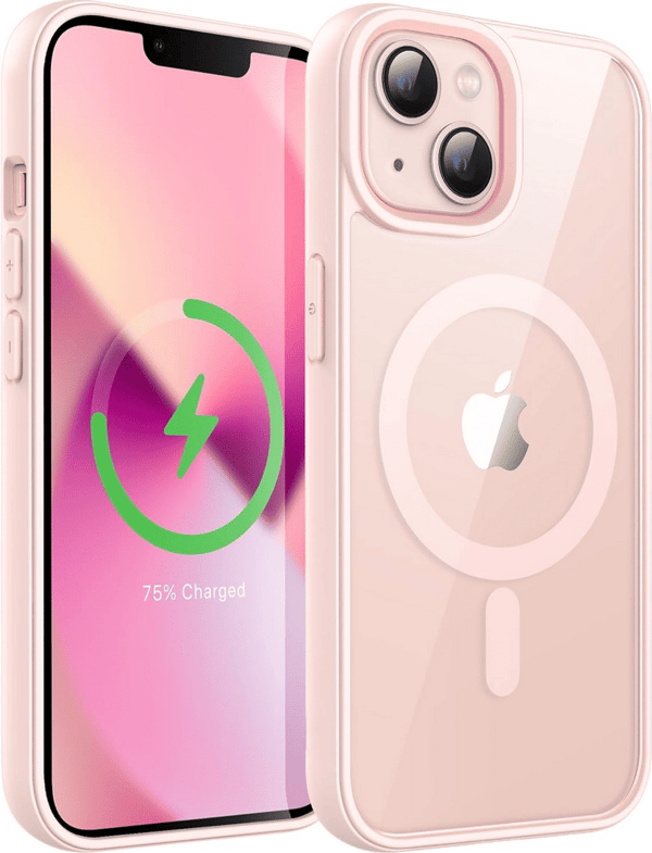 Skal magsafe för iPhone 13 Rosa