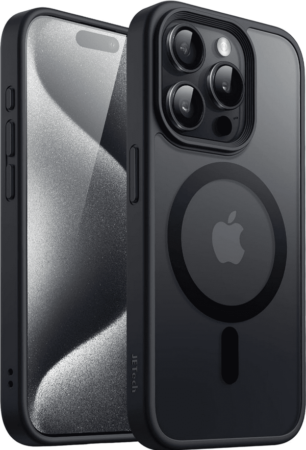 Skal magsafe för iPhone 15 Pro Svart