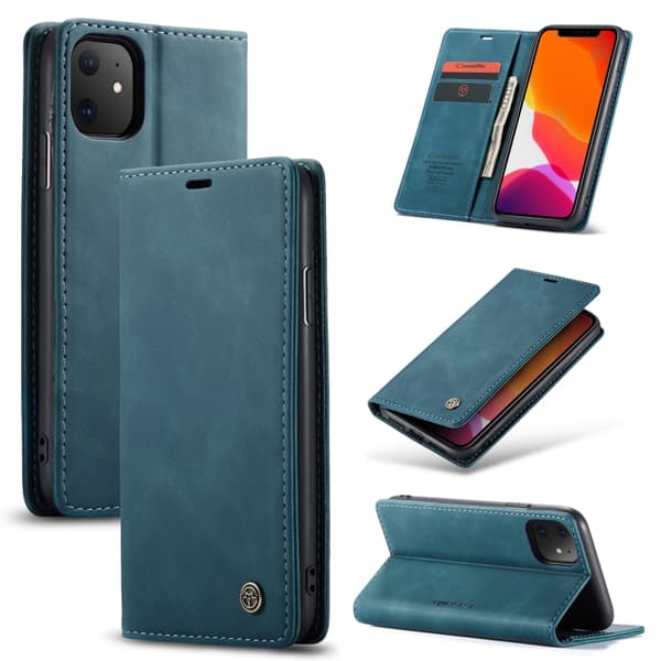 Fodral iPhone 11 - CaseMe Plånboksfodral Blå