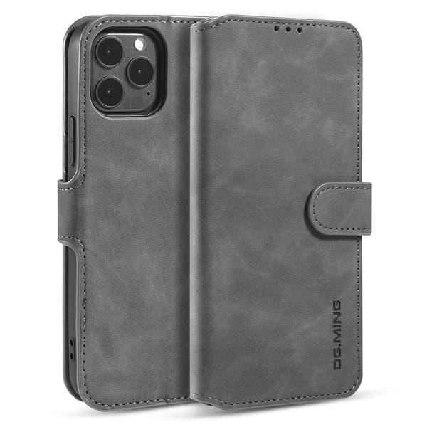 Fodral iPhone 13 Pro - DG.Ming Plånbok Mörkgrå