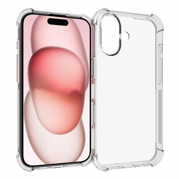 Skal Stötskydd iPhone 16 Plus transparent