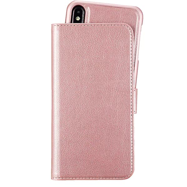 Plånboksfodral ink magnet skal iphone XM Max Rosa