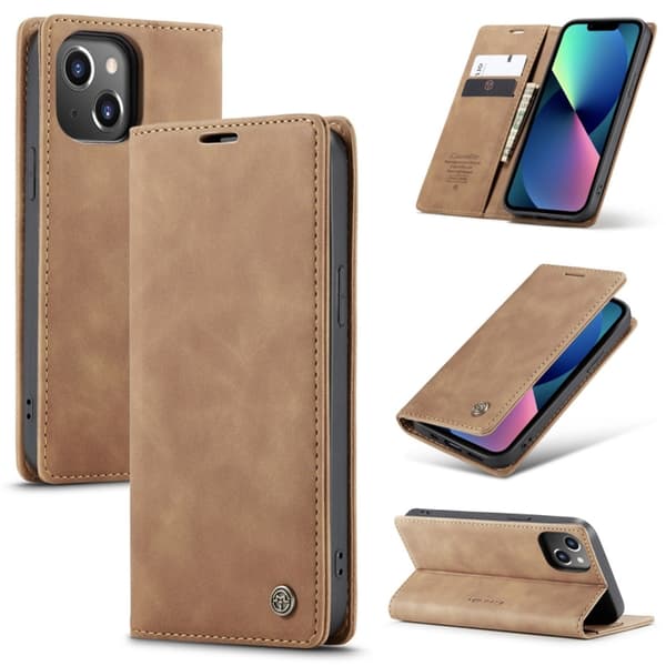Fodral iPhone 14 PRO MAX - CaseMe Plånbok Brun