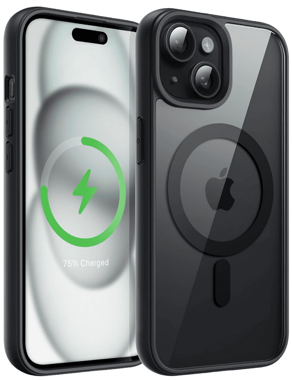 Skal magsafe för iPhone 15 Plus Svart