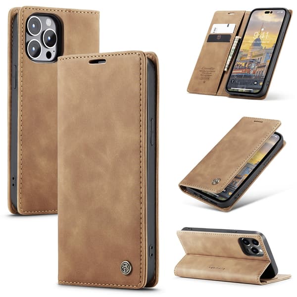 Fodral iPhone 15 Pro Max - CaseMe Ljusbrun
