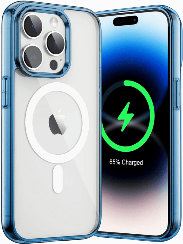 Skal magsafe för iPhone 14 Pro Blå