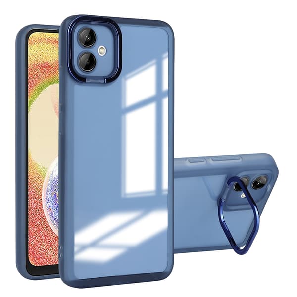 Skal iPhone 11 - Osynligt stativ Blå Transparent