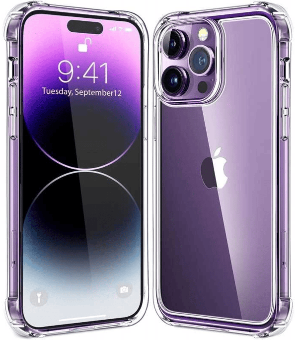 Skal Stötskydd iPhone 14 Pro transparent