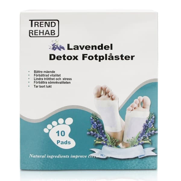 Detoxplaster til fødderne Lavendel 10-pak