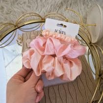 3-pack Scrunchies Hårsnoddar Hårband Håraccessoar - Rosa