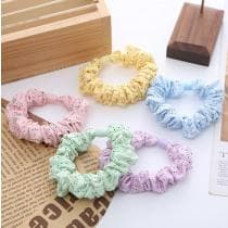 5-pack Scrunchies Hårsnoddar Hårband Håraccessoar - Flerfärgad