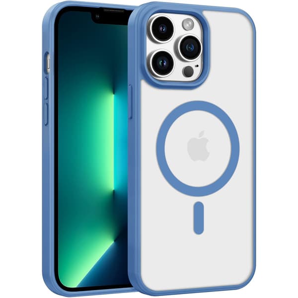 iPhone 15 Pro Max Cover MagSafe Color Clear - Lyseblå
