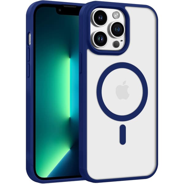 iPhone 16 Pro Max Cover MagSafe Color Clear - Mørkeblå