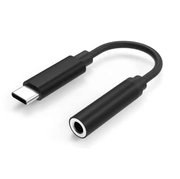 iPhone 17 USB-C till 3.5mm Adapter - Svart