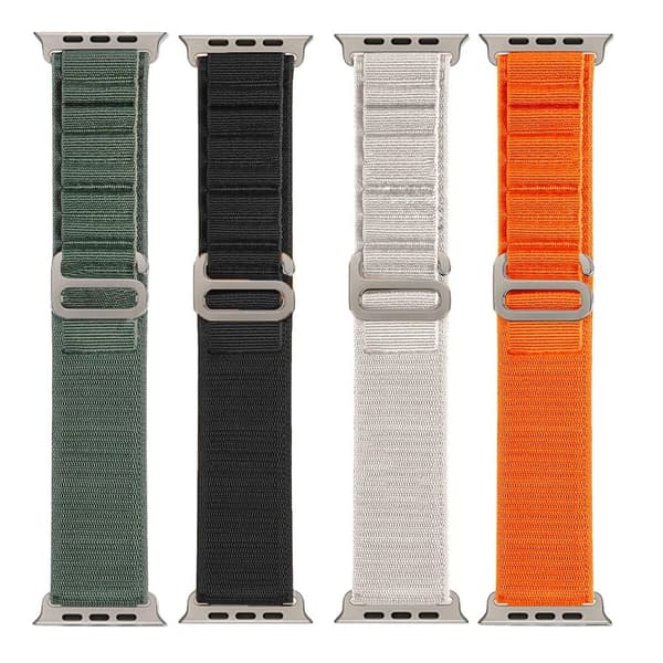 Alpine Sport Loop Armbånd til Apple Watch 42–49mm – Sort