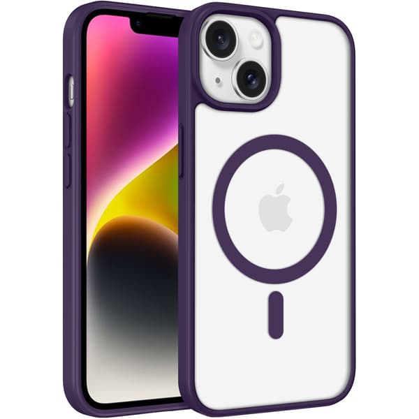 iPhone 13 Cover MagSafe Color Clear - Lilla