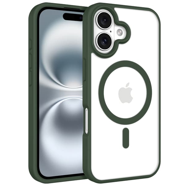iPhone 17 Kuori MagSafe Color Clear - Vihreä