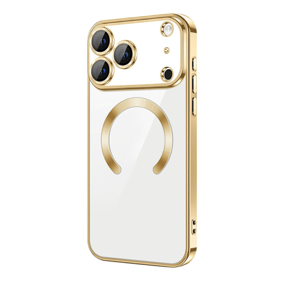 iPhone 18 Pro Max Cover – Metallisk Magnetisk Cover - Guld