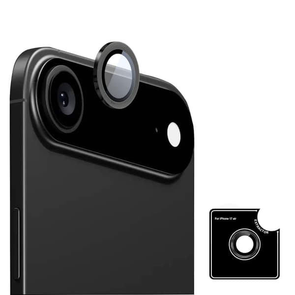 2-Pack iPhone Air Linsskydd Kameraskydd i Härdat Glas