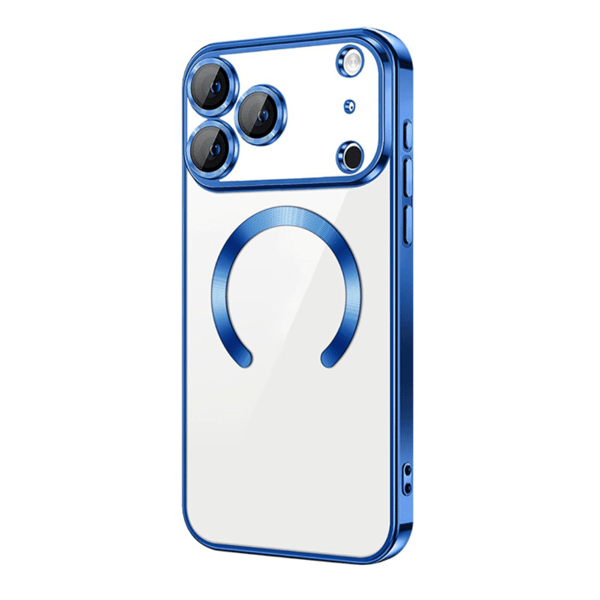 iPhone 18 PRO Skal – Metallic Magnetiskt Skal - Blå
