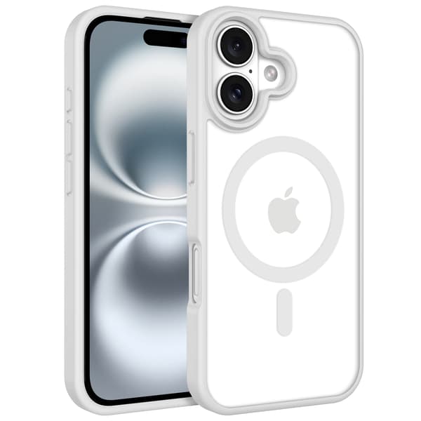 iPhone 17 Cover MagSafe Color Clear - Hvid