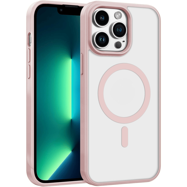 iPhone 16 Pro Max Magneettinen Kuori Väri Kirkas - Pinkki